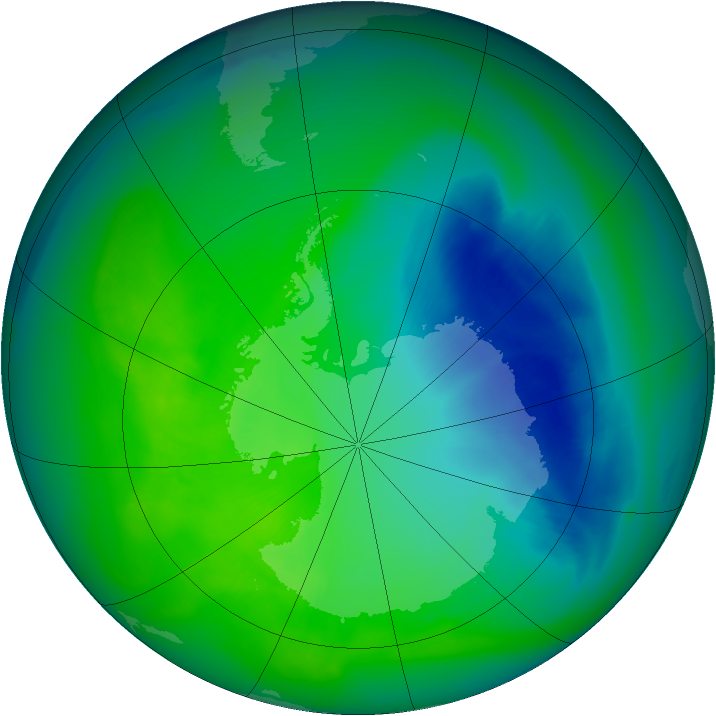 Ozone Map 2005-11-14